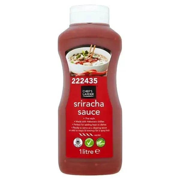 Chef's Larder Sriracha Sauce 1 Litre - Honesty Sales U.K