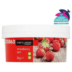 Chef's Larder Strawberry Jam 2kg No artificial colours - Honesty Sales U.K