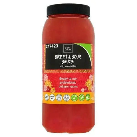 Chef's Larder Sweet & Sour Sauce with Vegetables 2.15L - Honesty Sales U.K