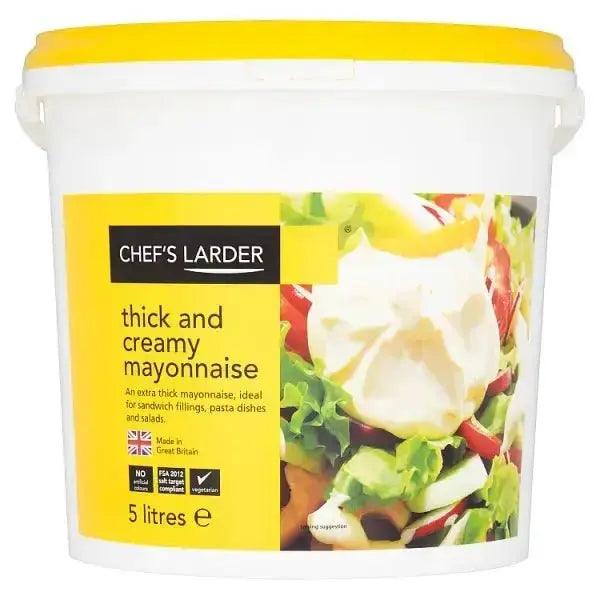 Chef's Larder Thick and Creamy Mayonnaise 5 Litres - Honesty Sales U.K
