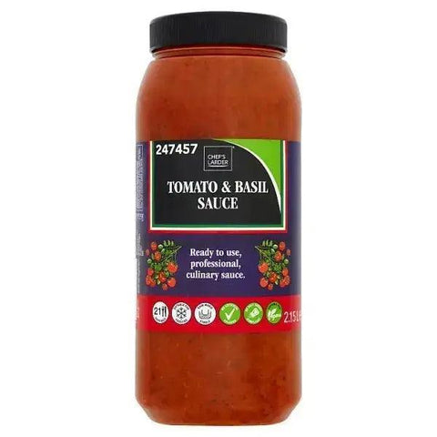 Chef's Larder Tomato & Basil Sauce 2.15L - Honesty Sales U.K