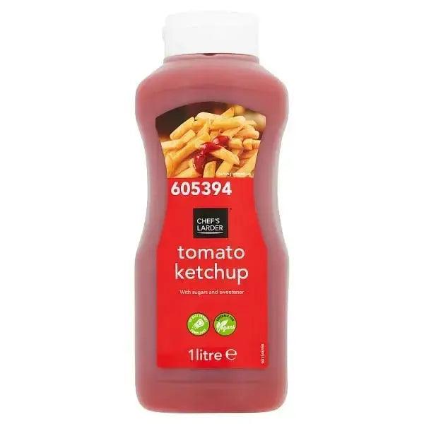 Chef's Larder Tomato Ketchup 1 Litre - Honesty Sales U.K