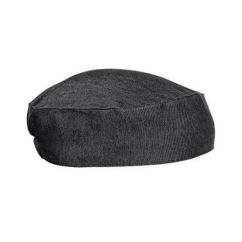 Chef Skull Cap Black Denim, Grey Denim and Black-White Check(Pack of 2) - Honesty Sales U.K