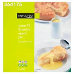 Chefs Larder Deep Fill Bramley Apple Pie 2.3kg - Honesty Sales U.K