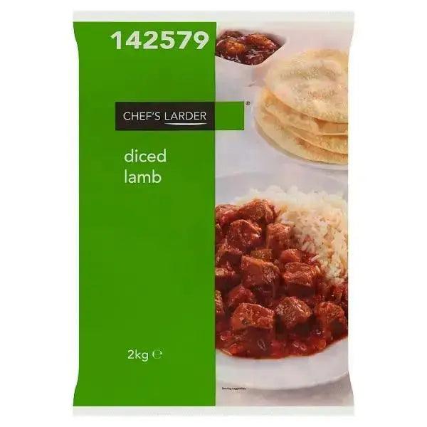 Chefs Larder Diced Lamb: Tender and Flavorful, 2kg of Culinary Delight - Honesty Sales U.K
