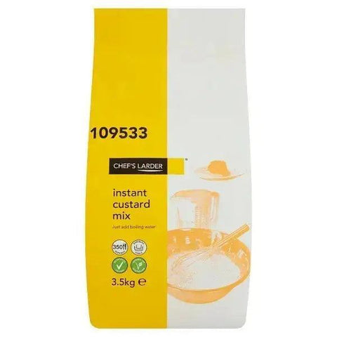 Chefs Larder Instant Custard Mix 3.5kg - Honesty Sales U.K