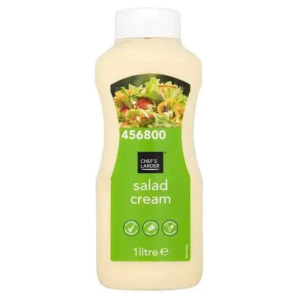 Chefs Larder Salad Cream 1 Litre UK salt target - Honesty Sales U.K