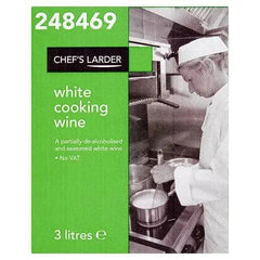 Chefs Larder White Cooking Wine 3 Litres - Honesty Sales U.K