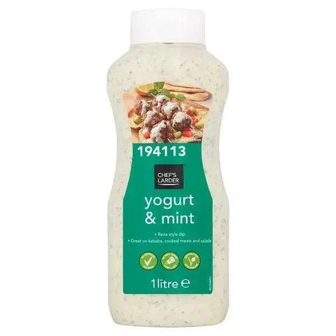 Chefs Larder Yogurt and Mint Dressing 1 Litre - Honesty Sales U.K