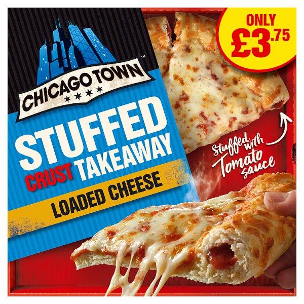 Chicago Town Takeaway Stuffed Crust Cheese Medium Pizza 480g (PMP) - (Case of 10) - Honesty Sales U.K