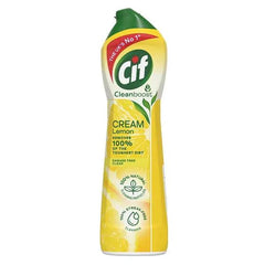 Cif Cream Cleaner Lemon 500 ml (Case of 8) - Honesty Sales U.K