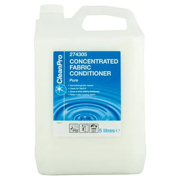 CleanPro Pure Concentrated Fabric Conditioner 5 Litres - Honesty Sales U.K