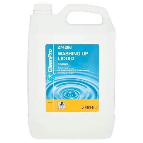 CleanPro Washing Up Liquid Lemon 5 Litres - Honesty Sales U.K