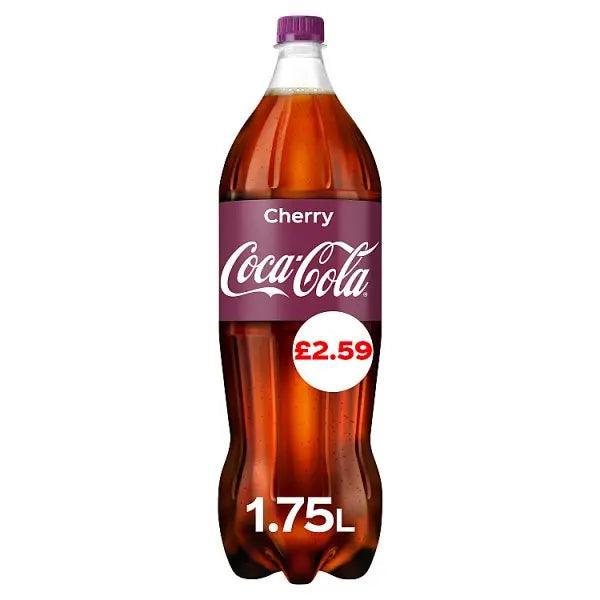 Coca-Cola Cherry 1.75L (Case of 6) - Honesty Sales U.K