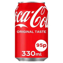 Coca-Cola Original Taste 330ml (Case of 24) - Honesty Sales U.K