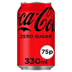 Coca-Cola Zero Sugar 330ml (Case of 24) - Honesty Sales U.K