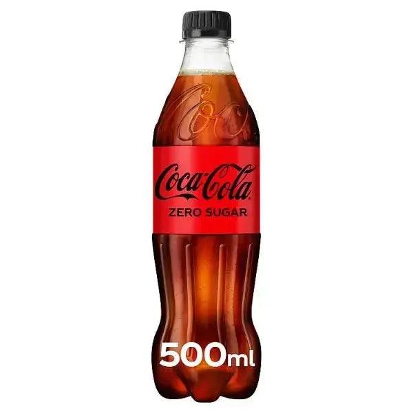 Coca-Cola Zero Sugar 500ml (Case of 12) - Honesty Sales U.K