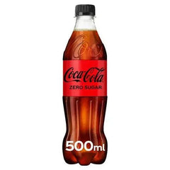 Coca-Cola Zero Sugar 500ml (Case of 12) - Honesty Sales U.K