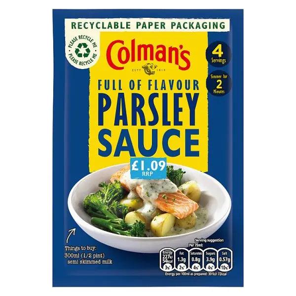 Colman's Sauce Mix Parsley 20 g (Case of 10) - Honesty Sales U.K
