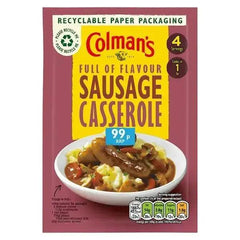 Colman's Sausage Casserole Recipe Mix 39g (Case of 10) - Honesty Sales U.K