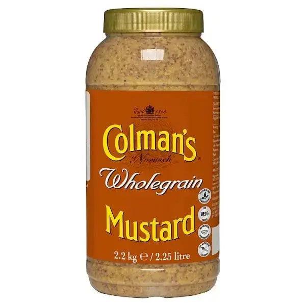 Colman's Wholegrain Mustard 2.25L - Honesty Sales U.K