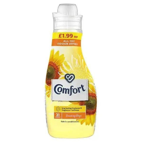 Comfort Sunshiny days Fabric Conditioner 21 Wash 750ml (Case of 8) - Honesty Sales U.K