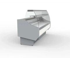 Coreco Refrigerated Curved Glass Serveover 2525mm - CVED-8-25-C - Honesty Sales U.K