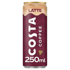 Costa Coffee Latte 12 x 250ml Cans Costa