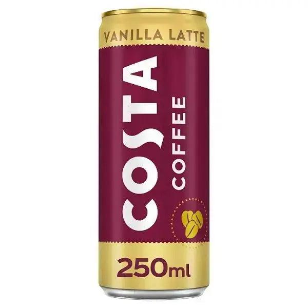 Costa Coffee Vanilla Latte 250ml (Case of 12) - Honesty Sales U.K