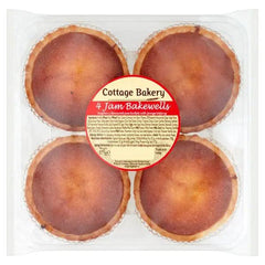 Cottage Bakery 4 Jam Bakewells 175g (Case of 6) - Honesty Sales U.K