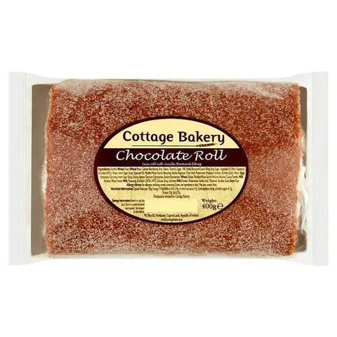 Cottage Bakery Chocolate Roll 400g (Case of 6) - Honesty Sales U.K