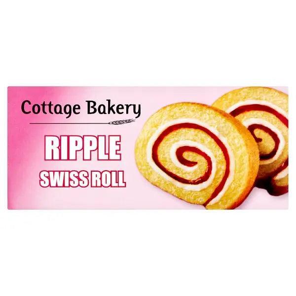 Cottage Bakery Ripple Swiss Roll 200g (Case of 6) - Honesty Sales U.K