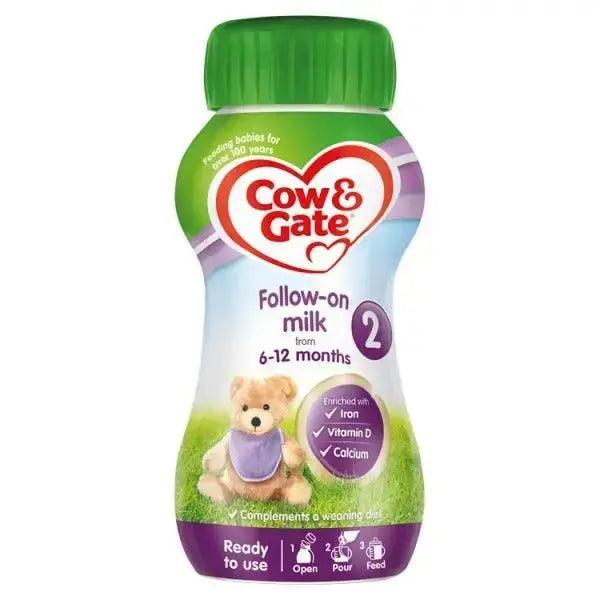 Cow & Gate 2 Follow On Baby Milk Formula 200ml (Pack Of 12) - Honesty Sales U.K
