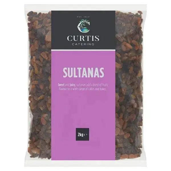 Curtis Catering Sultanas 2kg Vegetarian - Honesty Sales U.K