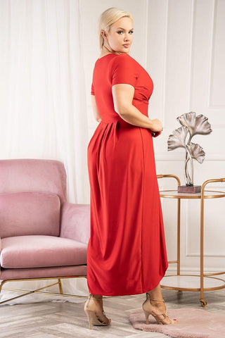 Plus size dress model 191372 Karko