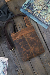 Natural leather bag model 191539 Galanter