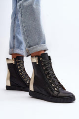 Wedge heel sneakers model 192302 Step in style