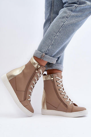 Wedge heel sneakers model 192302 Step in style - Honesty Sales U.K