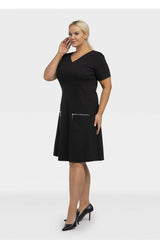 Plus size dress model 195022 Karko