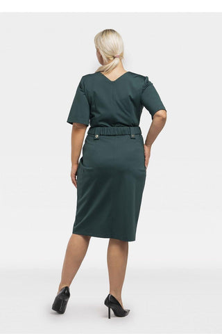 Plus size dress model 195025 Karko