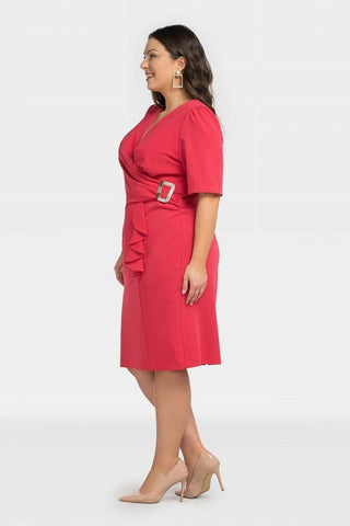 Plus size dress model 196891 Karko