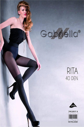 Rajstopy Rita 40DEN Nero - Gabriella - Honesty Sales U.K