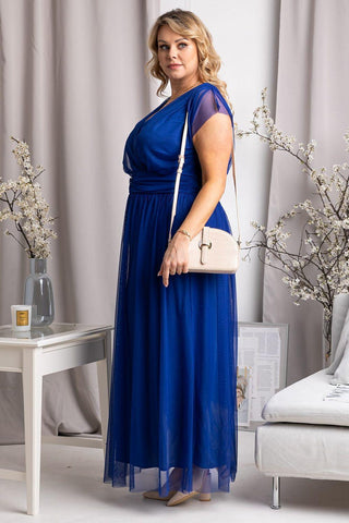 Plus size dress model 183282 Karko