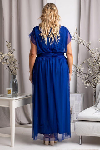 Plus size dress model 183282 Karko