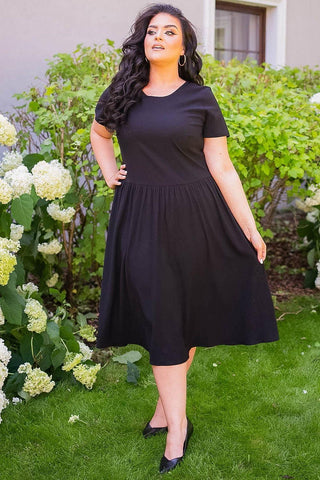 Plus size dress model 183288 Karko