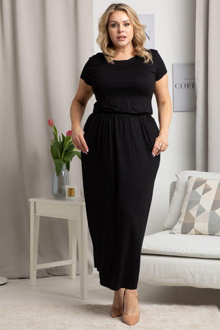 Plus size dress model 183390 Karko