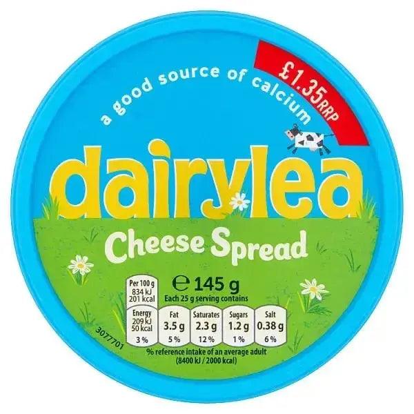 Dairylea Cheese Spread 145g (Case of 12) - Honesty Sales U.K