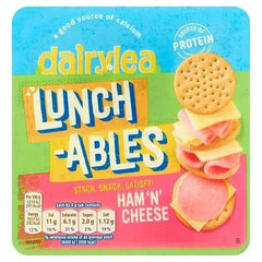 Dairylea Lunchables Ham 'n' Cheese Stackers 83.4g (Case of 10) - Honesty Sales U.K