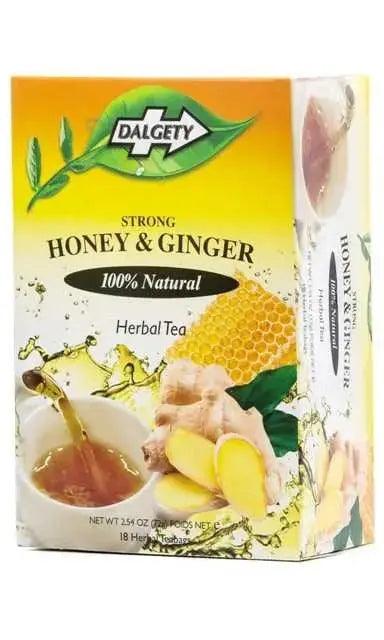 Dalgety Honey & Ginger Tea, 72g - Honesty Sales U.K