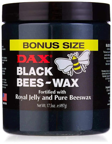 Dax Black Bees - Wax Fortified With Royal Jelly And Pure Beeswax 397g - Honesty Sales U.K